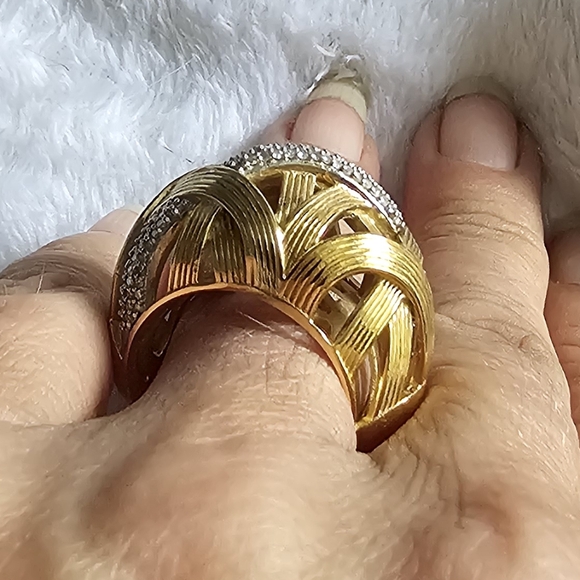 Dweck Diamonds Gold Vermeil on Sterling Silver 1/3 Ctw - Picture 4 of 8